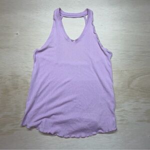 Nike Yoga Dri-Fit Women's Open Back Tank Top Shirt Sz Small Light Purple